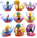 Dragon Ball: Nine piece miniature figure set